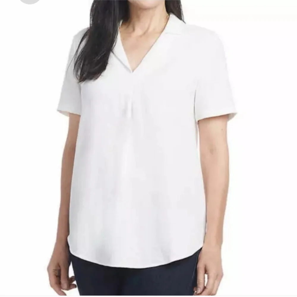 NWT Hilary Radley Ladies' Blouse, white ivory - Picture 1 of 7